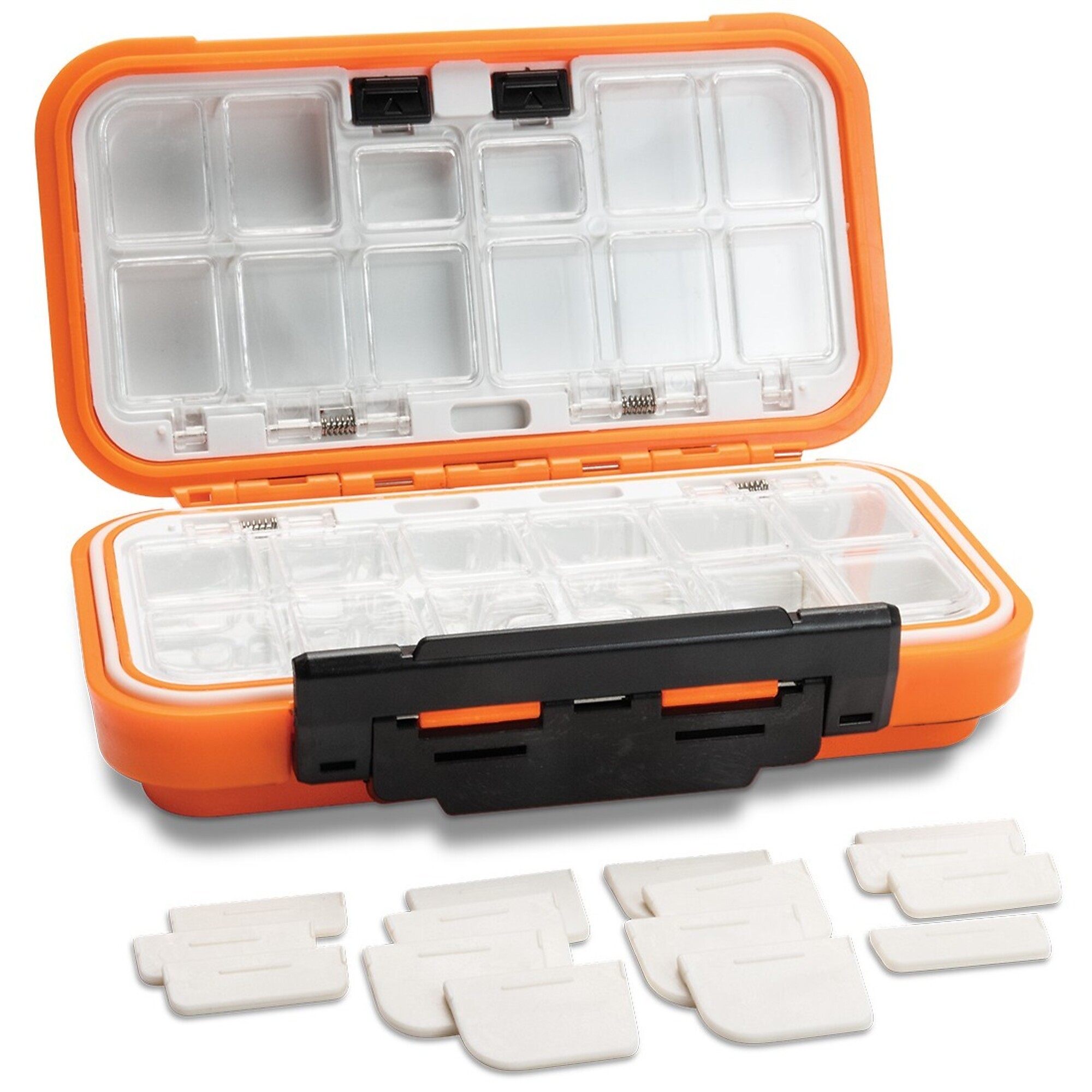 IronKlad Waterproof Organizer Box – Heavy-Duty Small Parts Storage Case with Adjustable Compartments & Water-Tight Seal, Model #WOB-12-5012